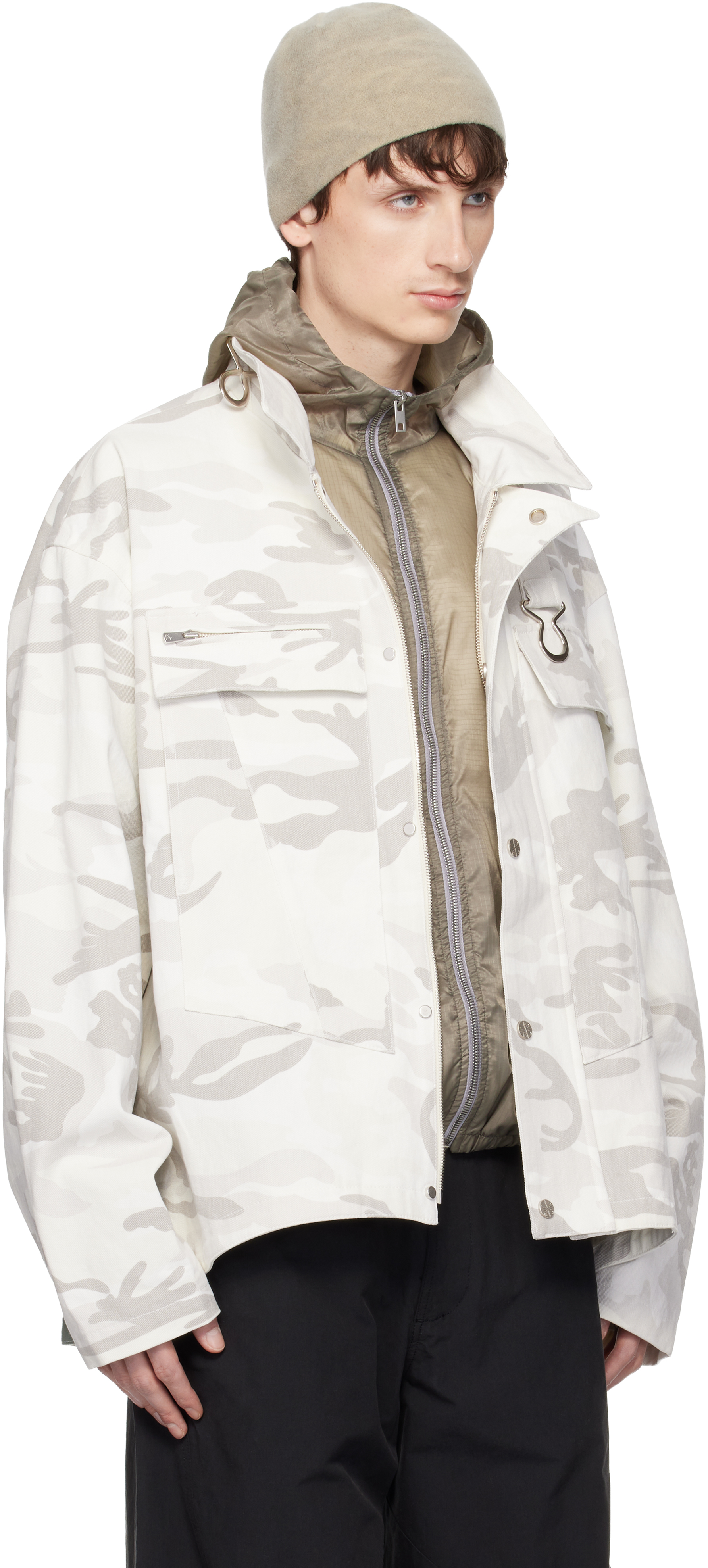 SSENSE Exclusive Off-White FF Bunker Jacket