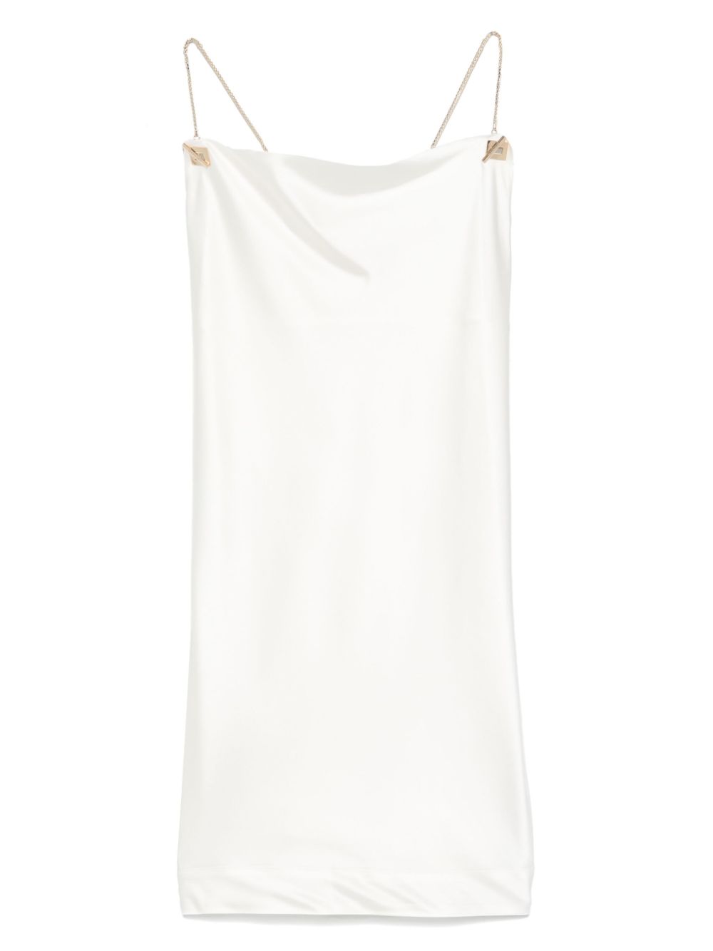 Satin mini dress - Neutrals