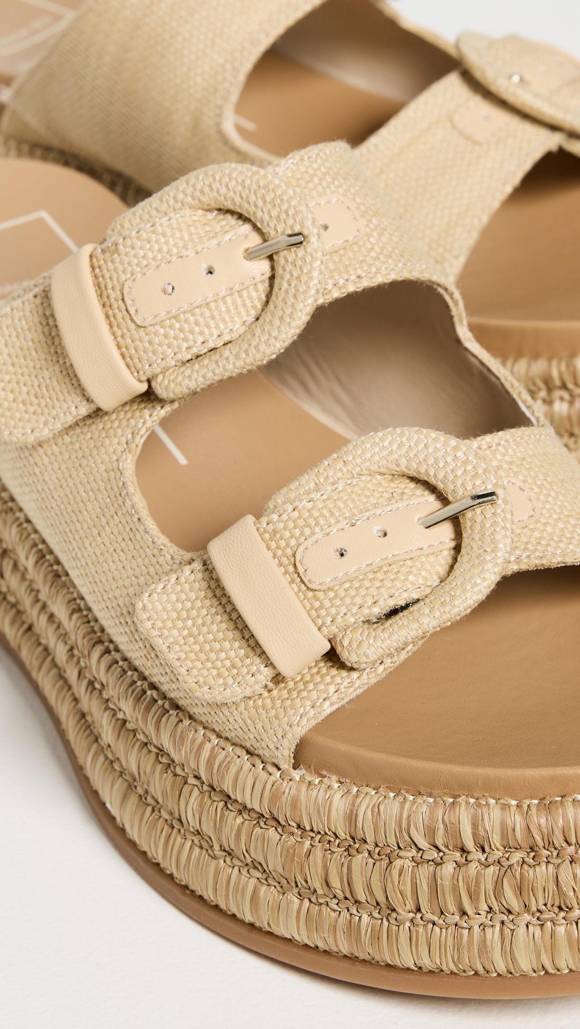 Dolce Vita Witny Sandals Lt Natural Woven Raffia
