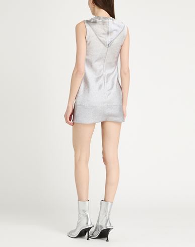 Woman Mini dress Grey Size 2 Polyester