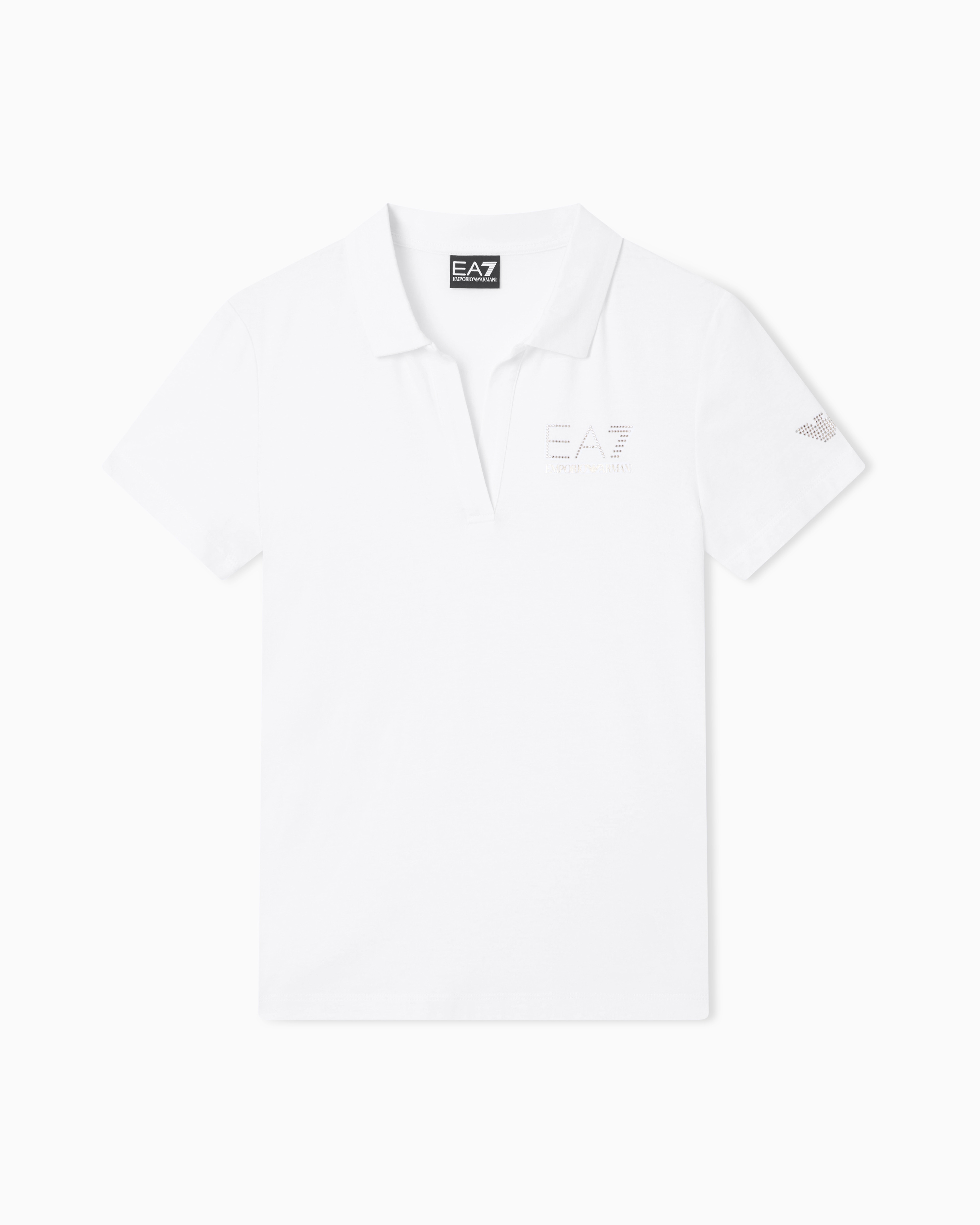 Evolution short-sleeved polo shirt in a cotton and modal blend