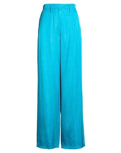 Forte_forte Woman Pants Azure Size 2 Viscose, Wool