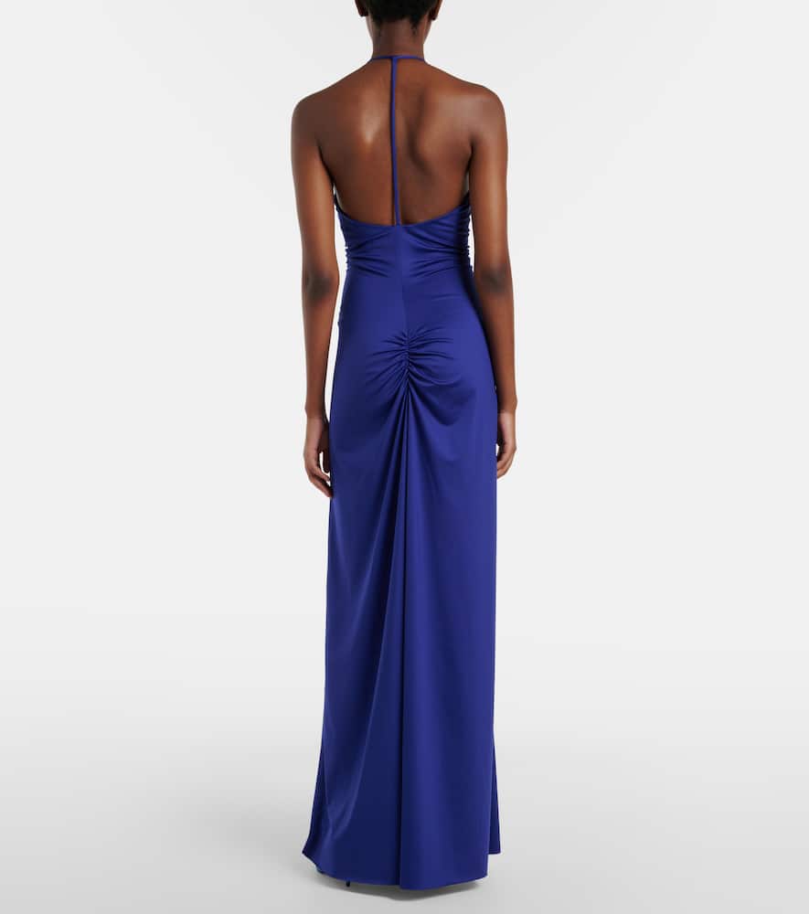 Ruched maxi dress