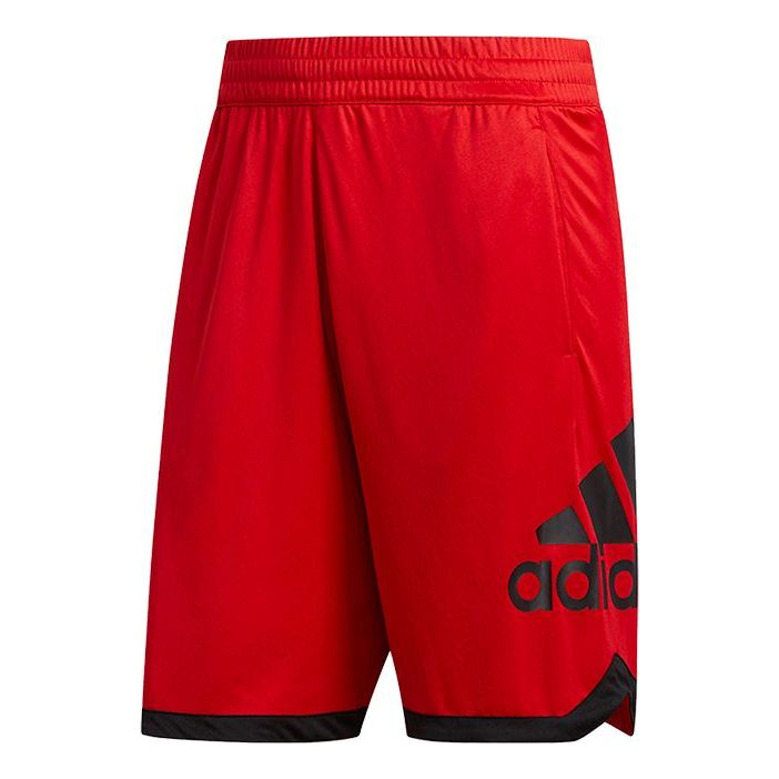 Running Training Sports Basketball Shorts Red
