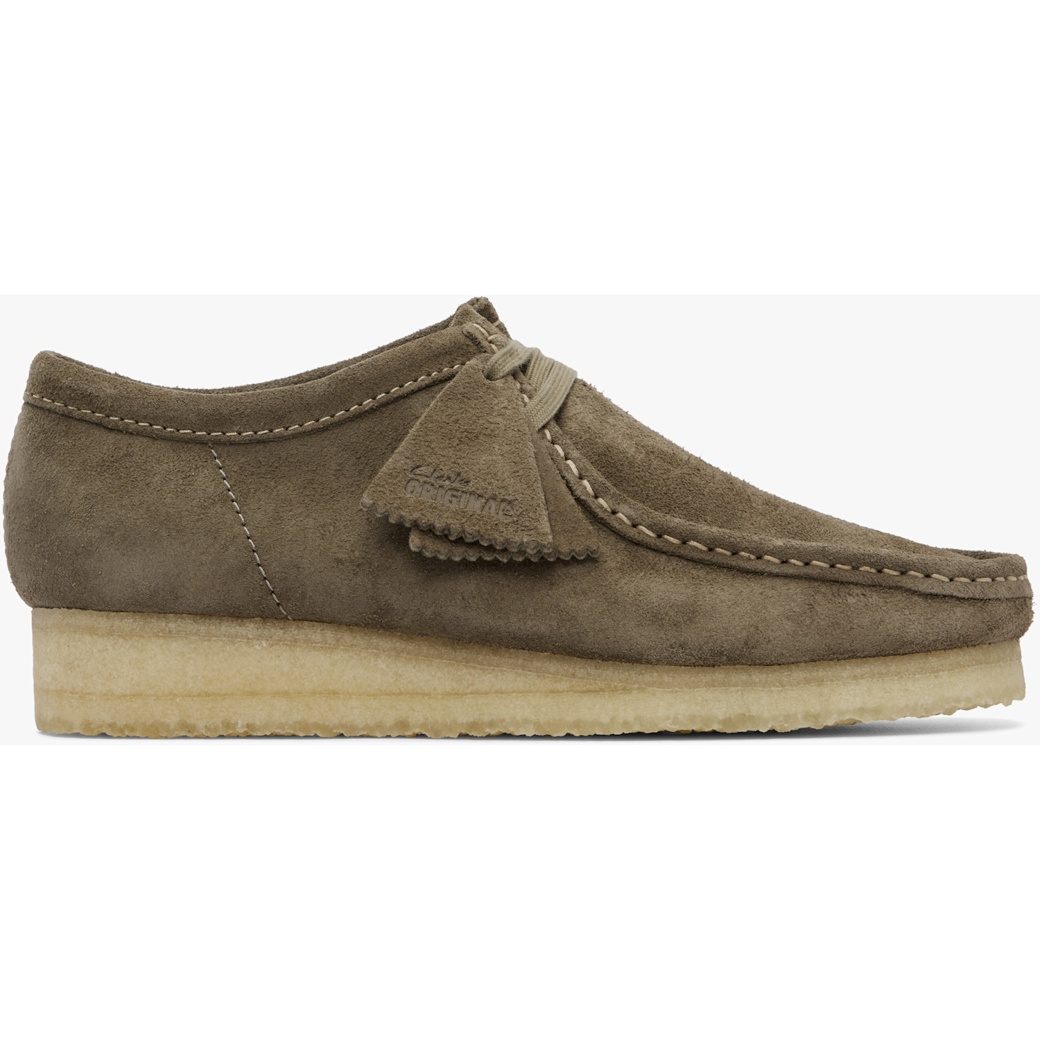 Gray Wallabee Derbys