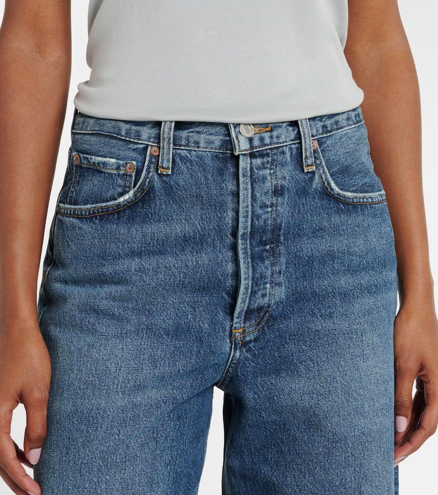 Dame high-rise wide-leg jeans