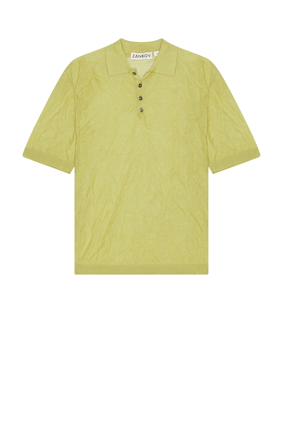Zankov Luke Polo in Peridot - Mint.  S also in