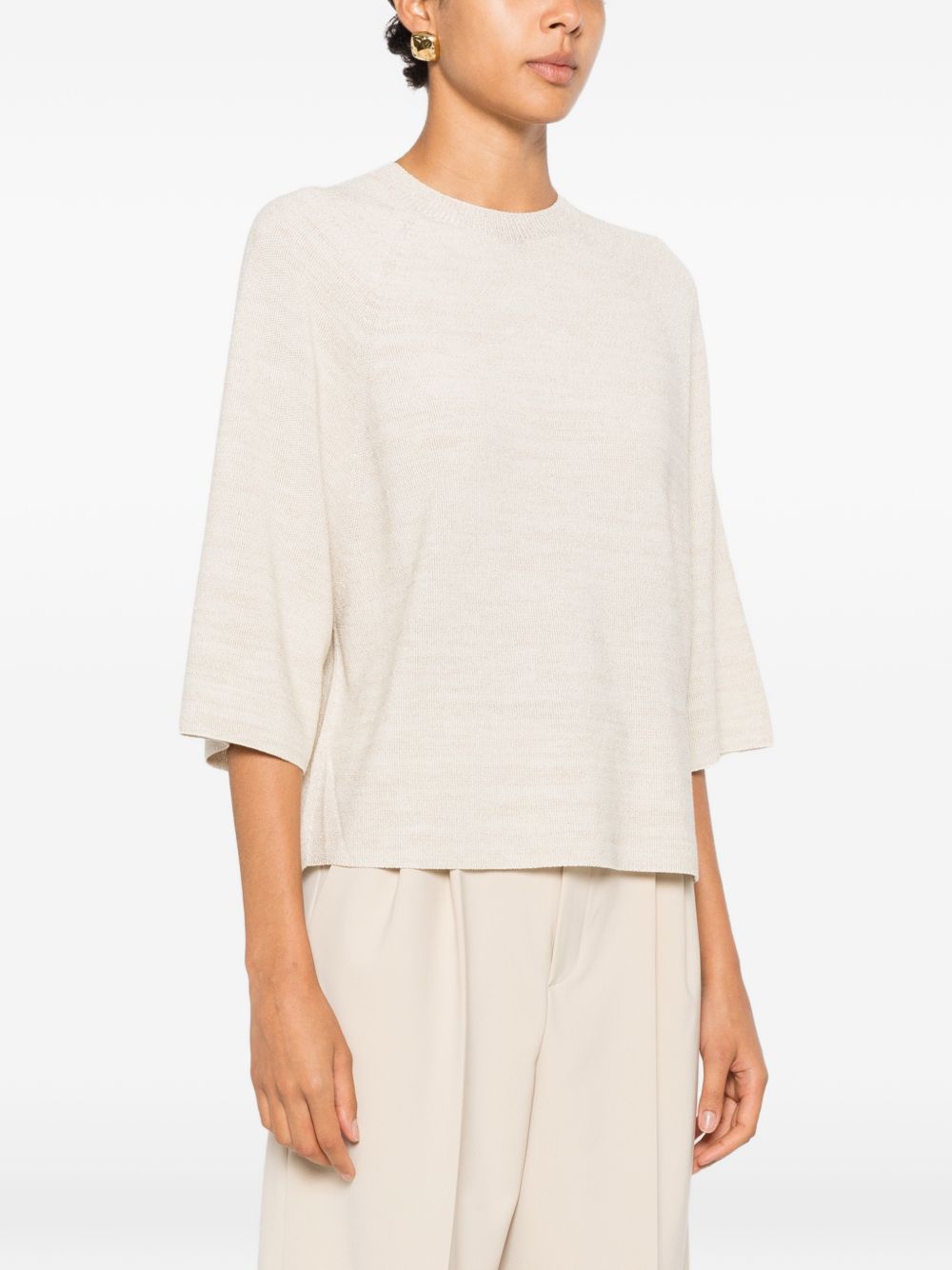 Lamé Thread Sweater