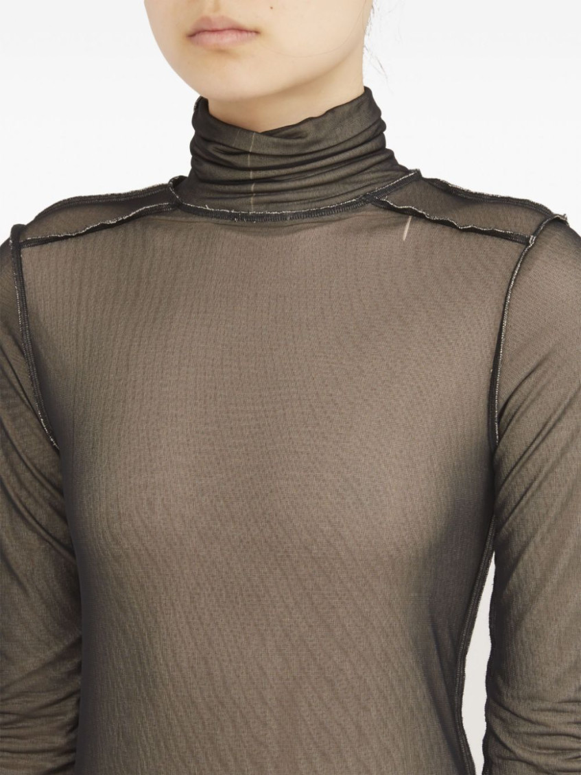 Roll Neck Long-sleeved Bodysuit