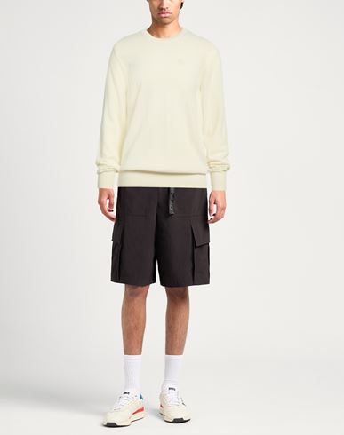 Man Sweater Cream Size L Wool, Nylon