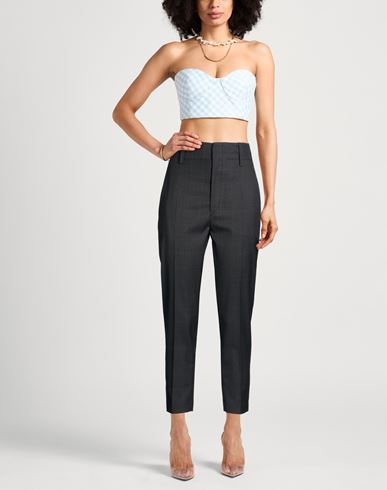Woman Pants Charcoal Size 2 Virgin Wool