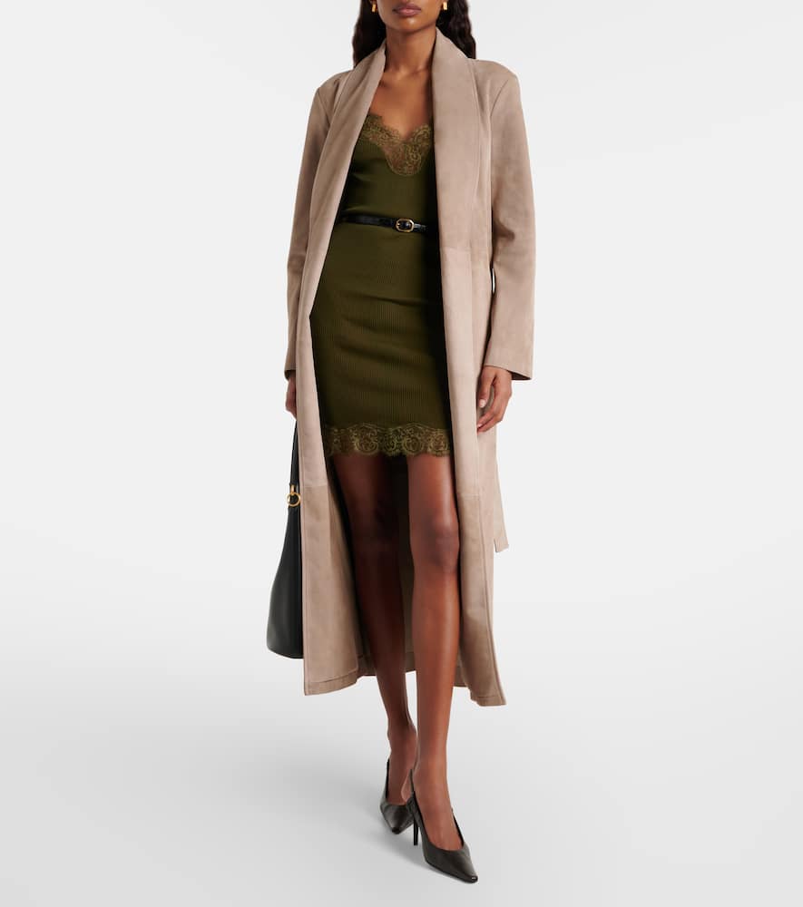 Gallery suede coat