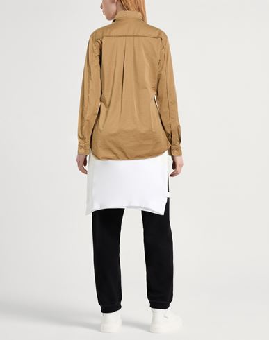 Woman Shirt Camel Size 4 Cotton