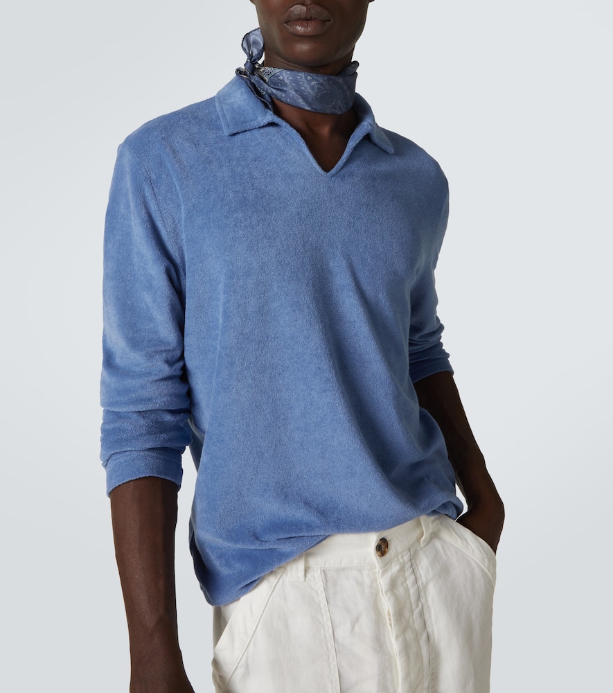 Fedeli Peter cotton terry polo shirt