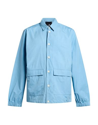 Man Shirt Sky blue Size L Cotton
