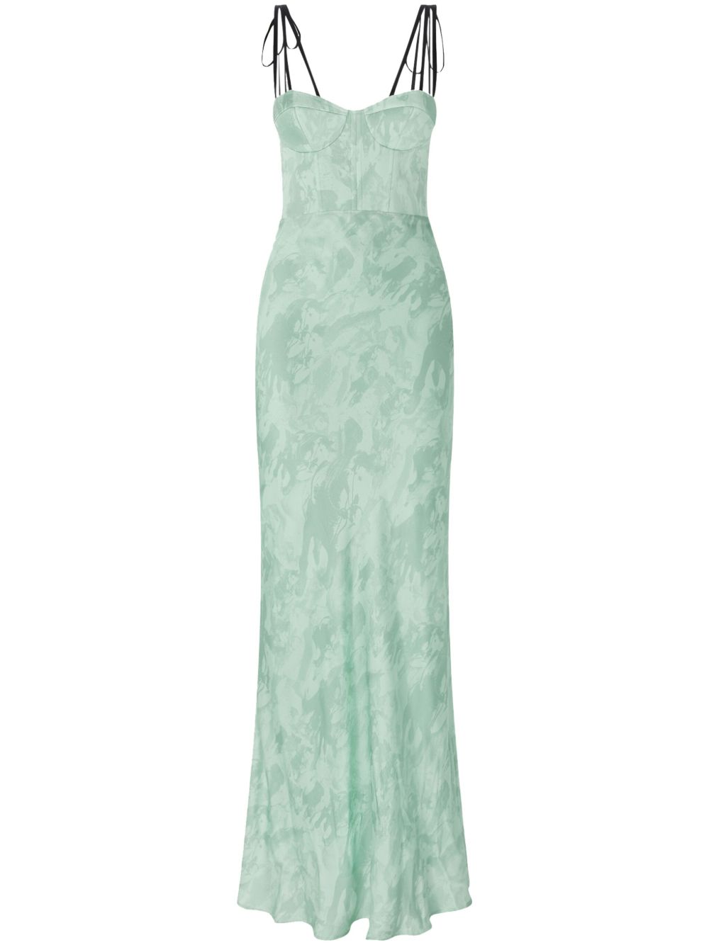 PINKO floral-print maxi dress - Green