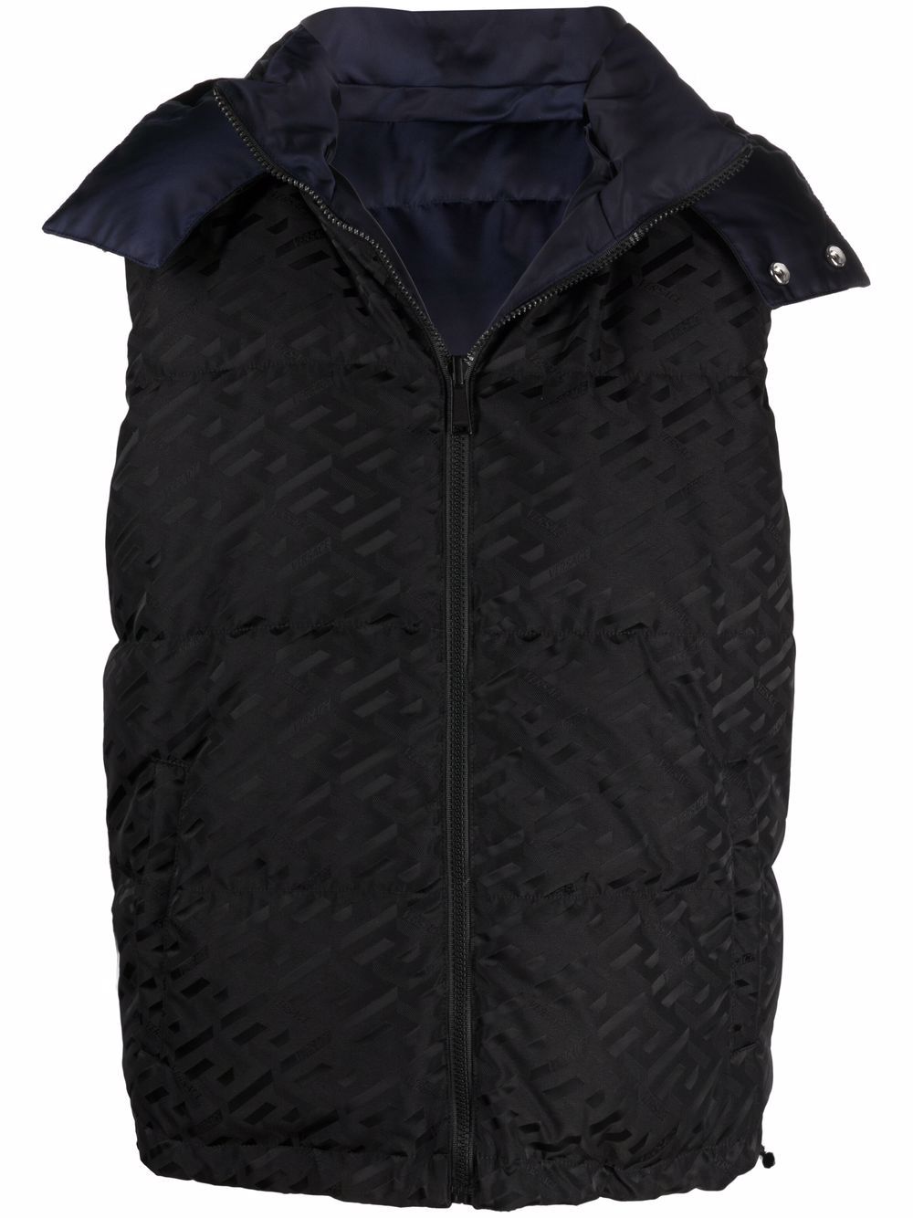 Sleeveless padded gilet - Black