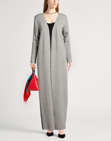 Woman Cardigan Grey Size S Cashmere, Silk