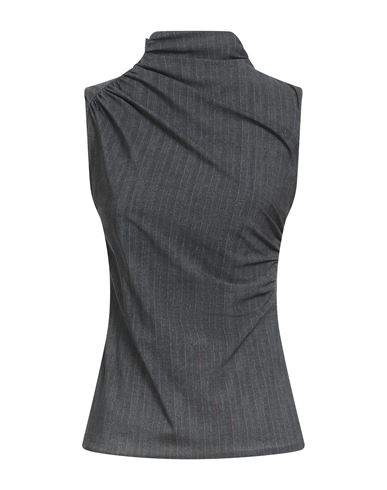 Woman Top Charcoal Size 4 Polyamide, Elastane
