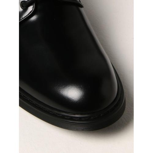 H576 derby in brushed leather