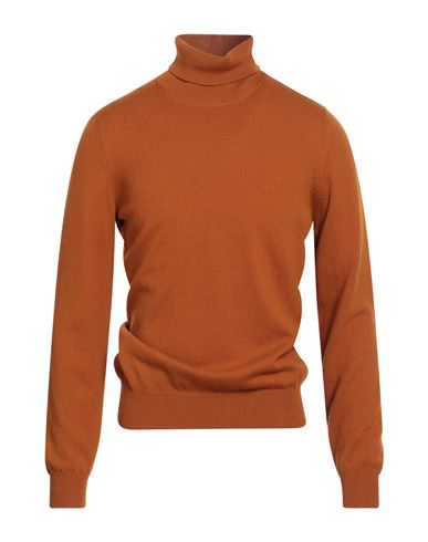 Gran Sasso Man Turtleneck Marigold Size 38 Wool, Cashmere, Viscose