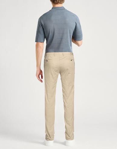 Man Pants Beige Size 30 Cotton, Elastane