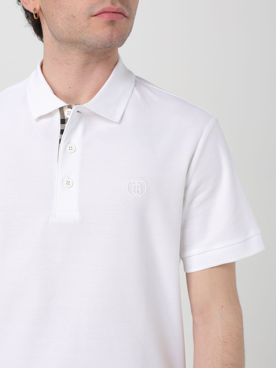 Polo Shirt Men color White