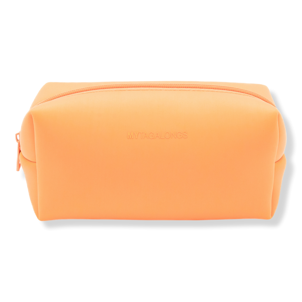 Cosmetic Case with Brush Pouch - Orange
