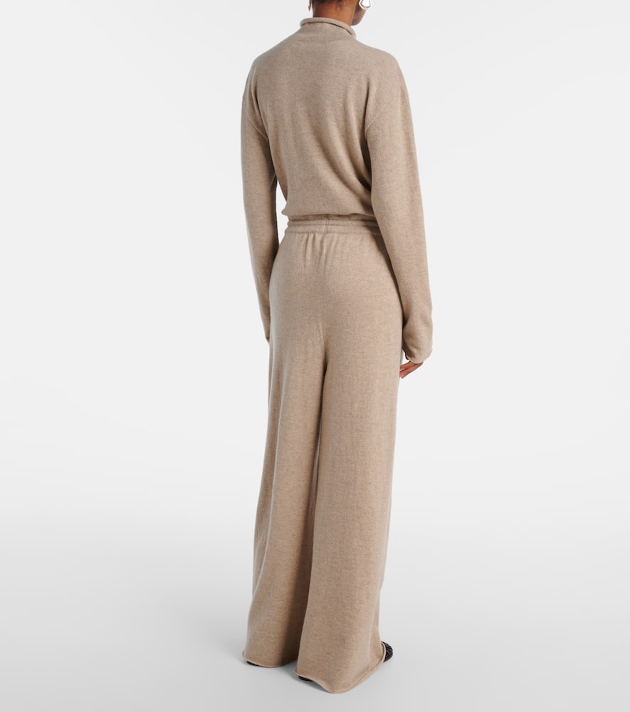 Cashmere wide-leg pants