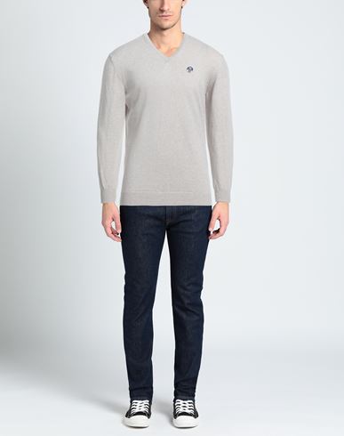 Man Sweater Beige Size M Cotton