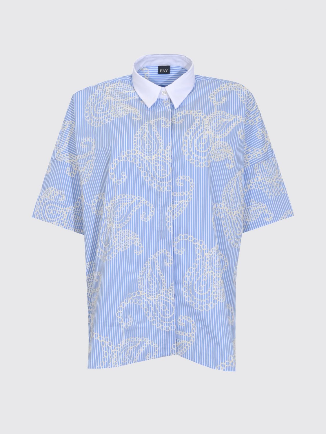Shirt Woman color Gnawed Blue