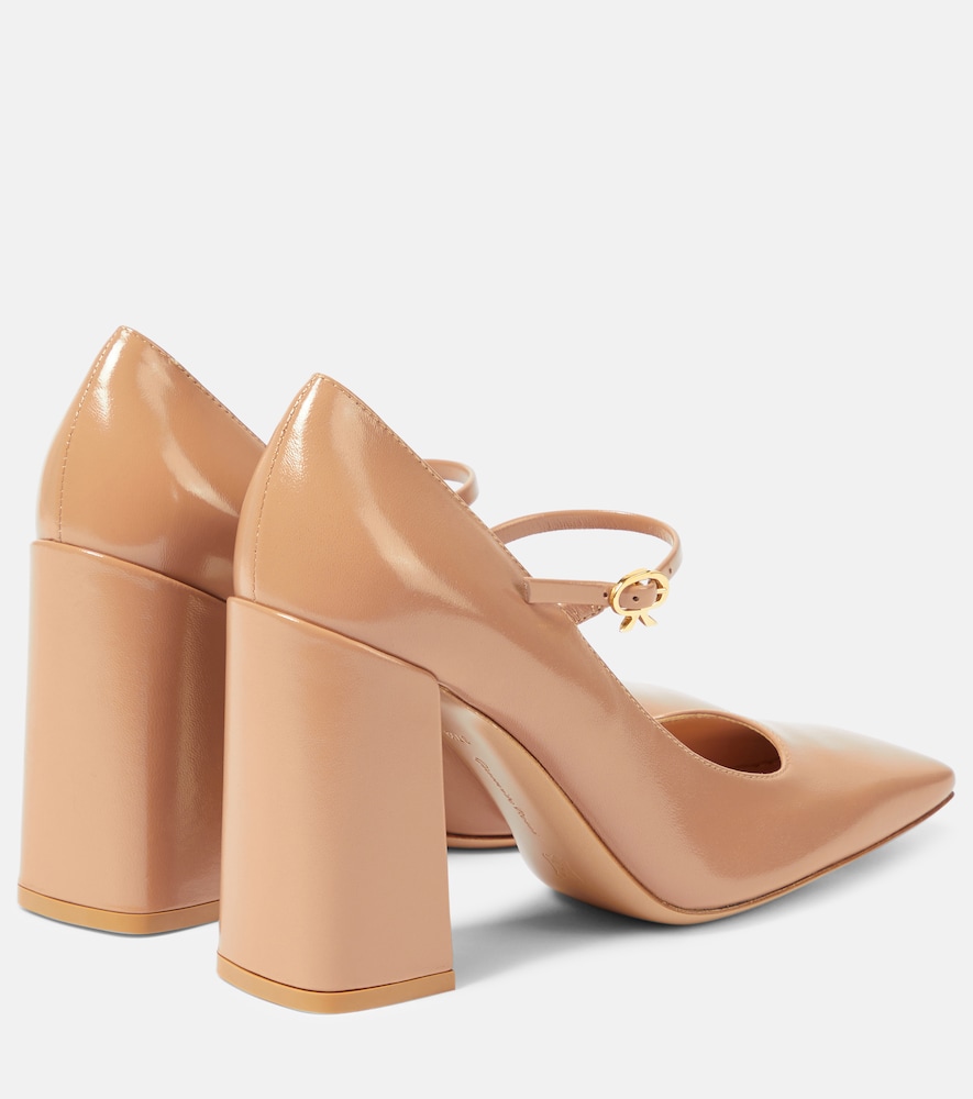 Gianvito Rossi Freeda leather pumps