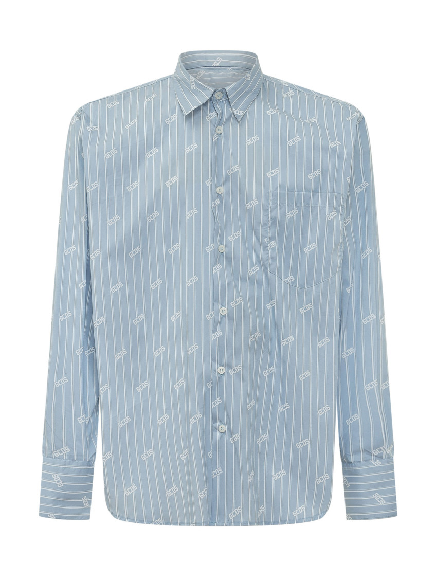 Pinstripe Logo Shirt