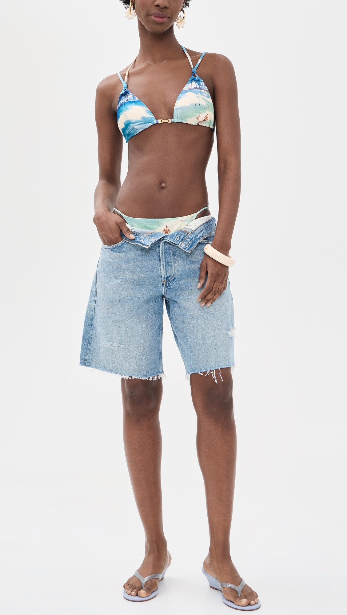 Anoki Bikini Bottoms Rio Beach Print