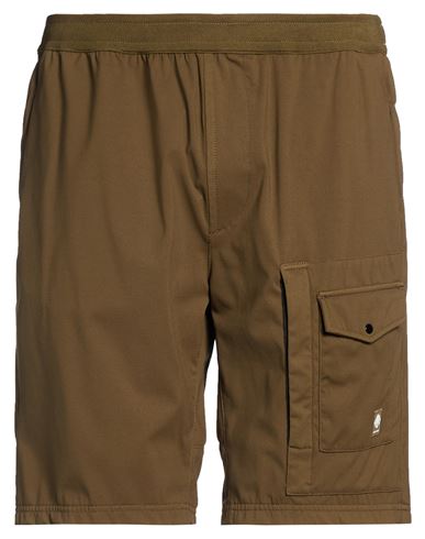 Man Shorts & Bermuda Shorts Military green Size 32 Polyamide, Elastane