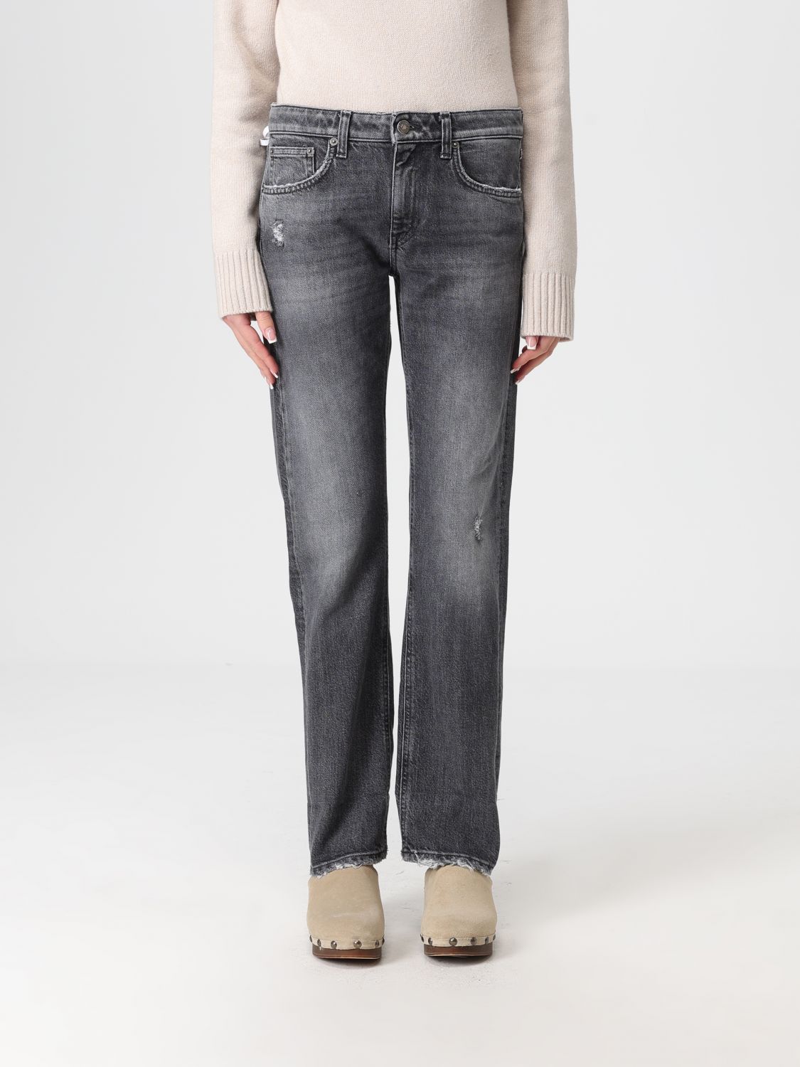 Jeans Woman color Black