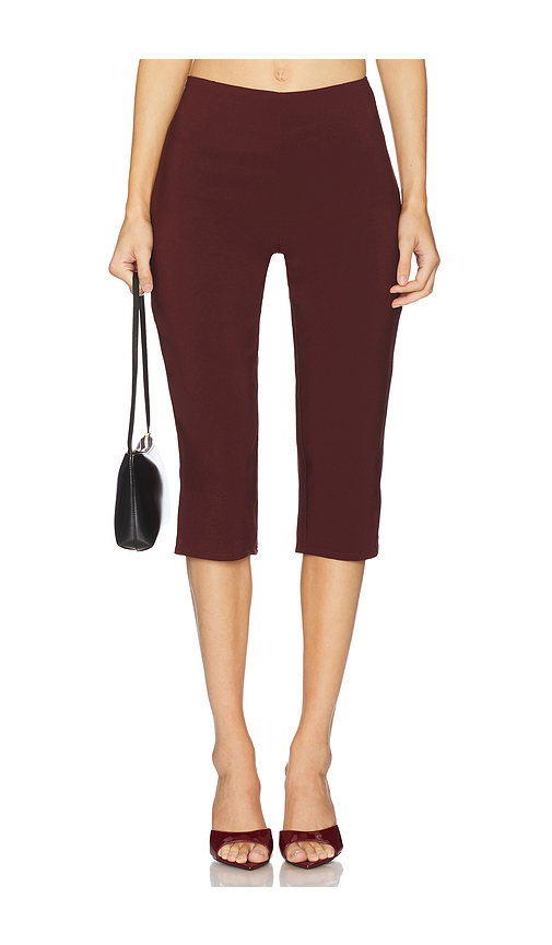 Runaway The Label Gisele Capri Pants in Chocolate. - XL also in L, M