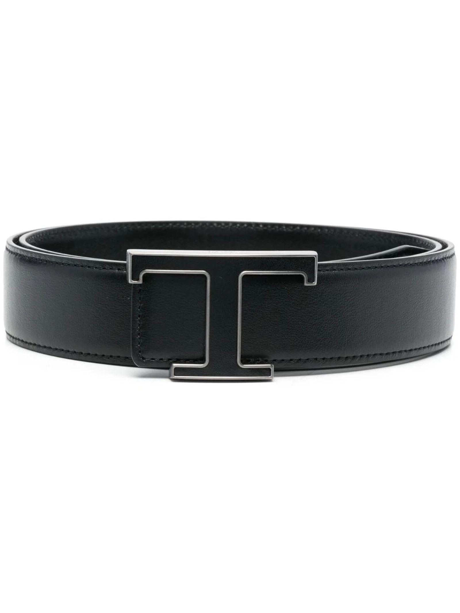 Leather T Timeless Belt