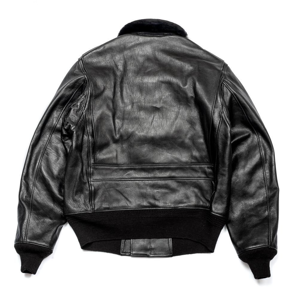 X William Gibson G-1 Leather Jacket Black
