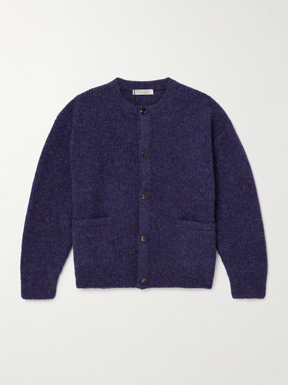 Brushed-Knit Cardigan