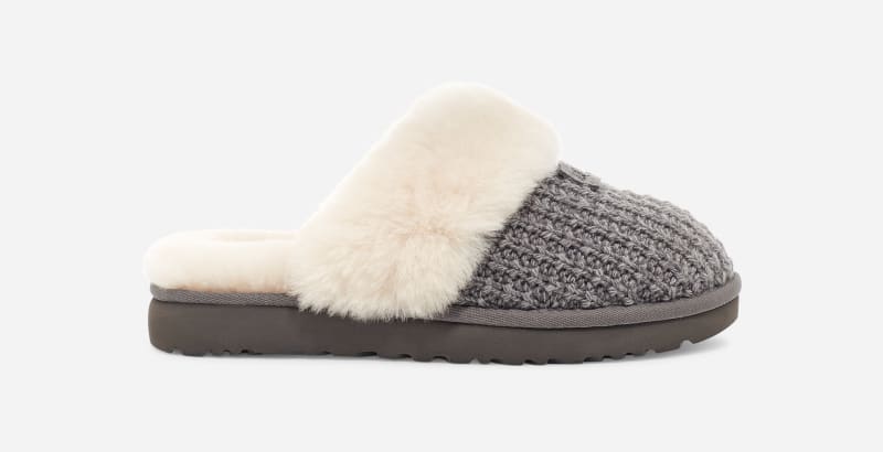 ® Women's Cozy Slipper Sheepskin Slippers in Grey/
