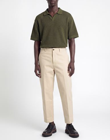 Man Pants Beige Size 33 Cotton