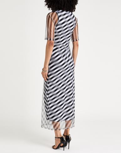 Woman Maxi dress Black Size M Polyamide, Elastane