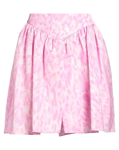 Woman Mini skirt Pink Size 8 Polyester