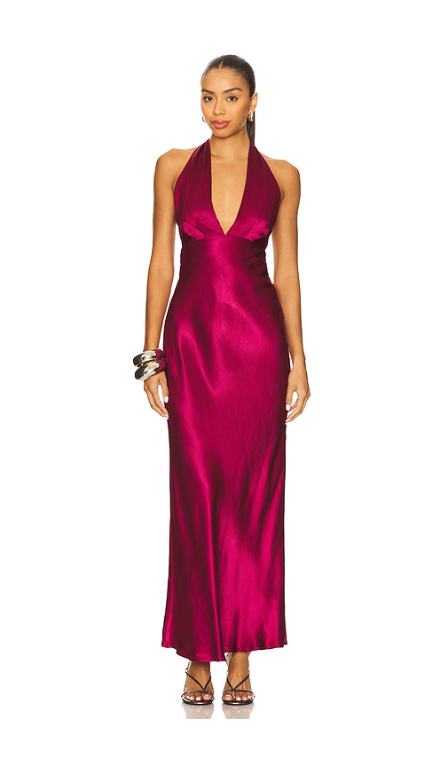 SNDYS Leslie Maxi Dress in Purple. XXS. Also in L, M, S, XL