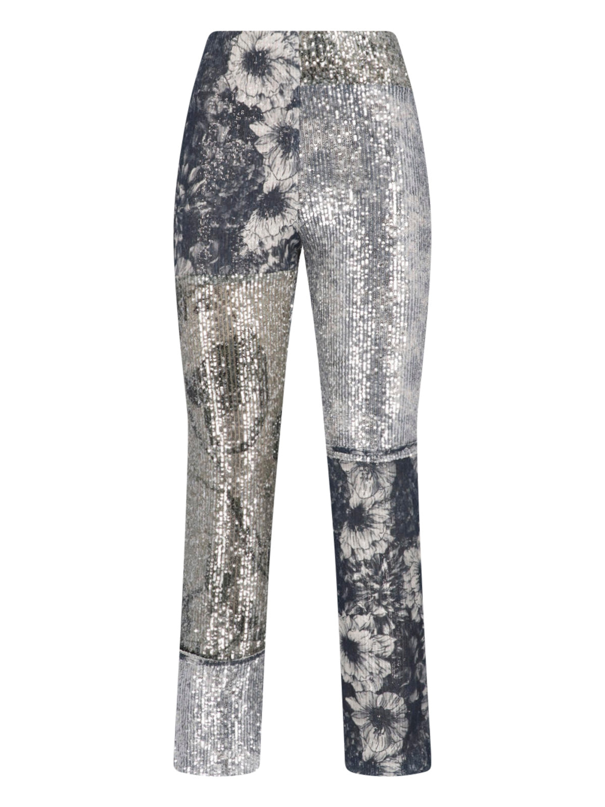 Women's Trousers with Sculptural Application Detail