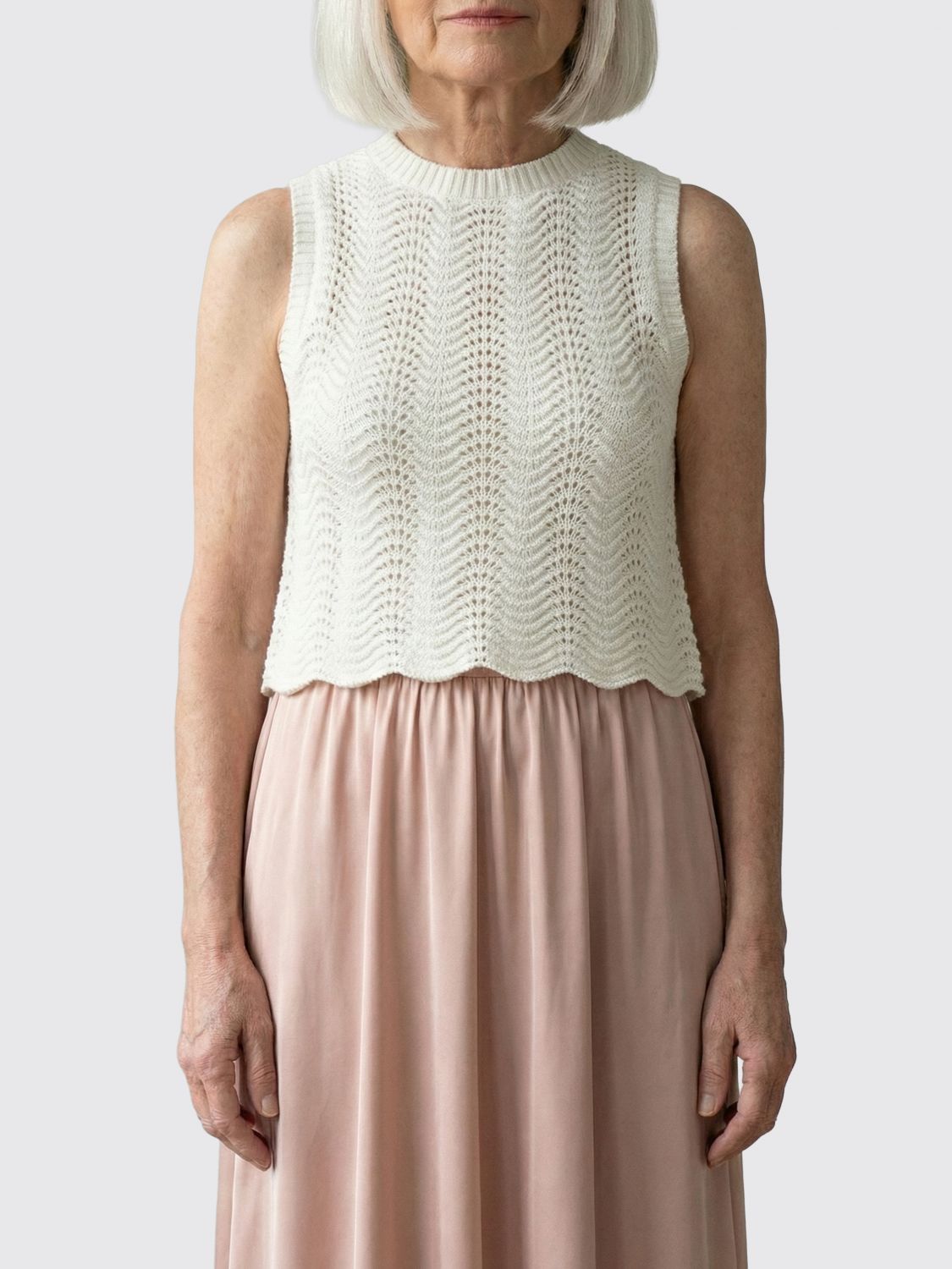 Sweater Woman color Ivory