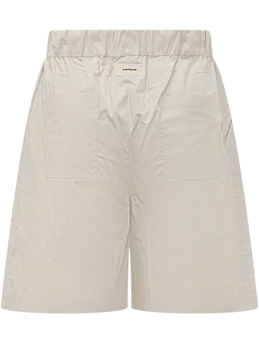 Grey Solid Shorts