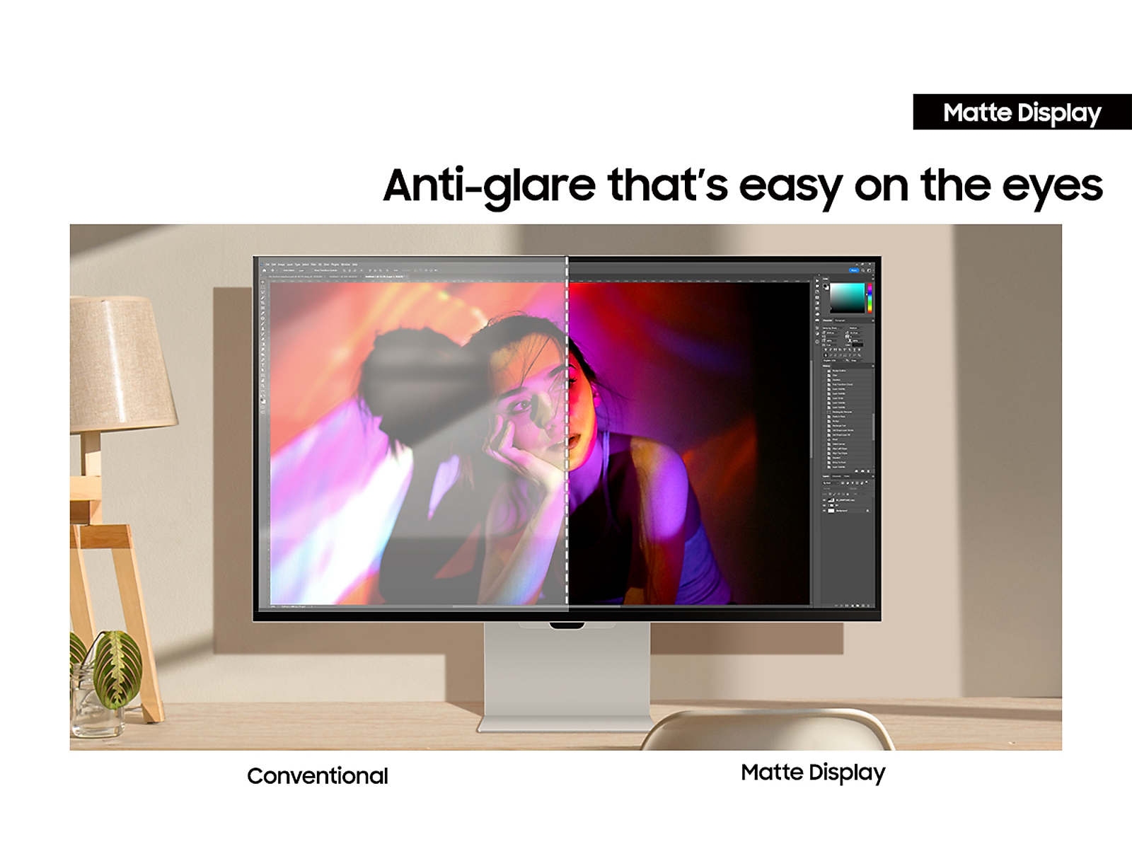 27" ViewFinity S9 5K IPS Smart Monitor with Matte Display, Ergonomic Stand and SlimFit Camera in silver(LS27C900PANXZA)