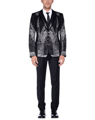 Man Suit Black Size 38 Silk, Wool, Polyester, Cotton